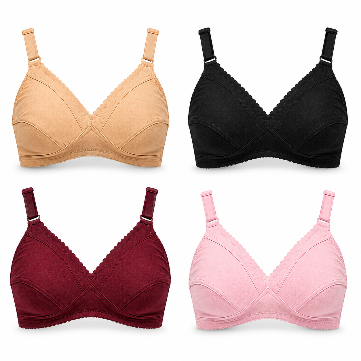 Banyan Stuff Pack of 4 Bras – Buy 2 Get 2 Free
