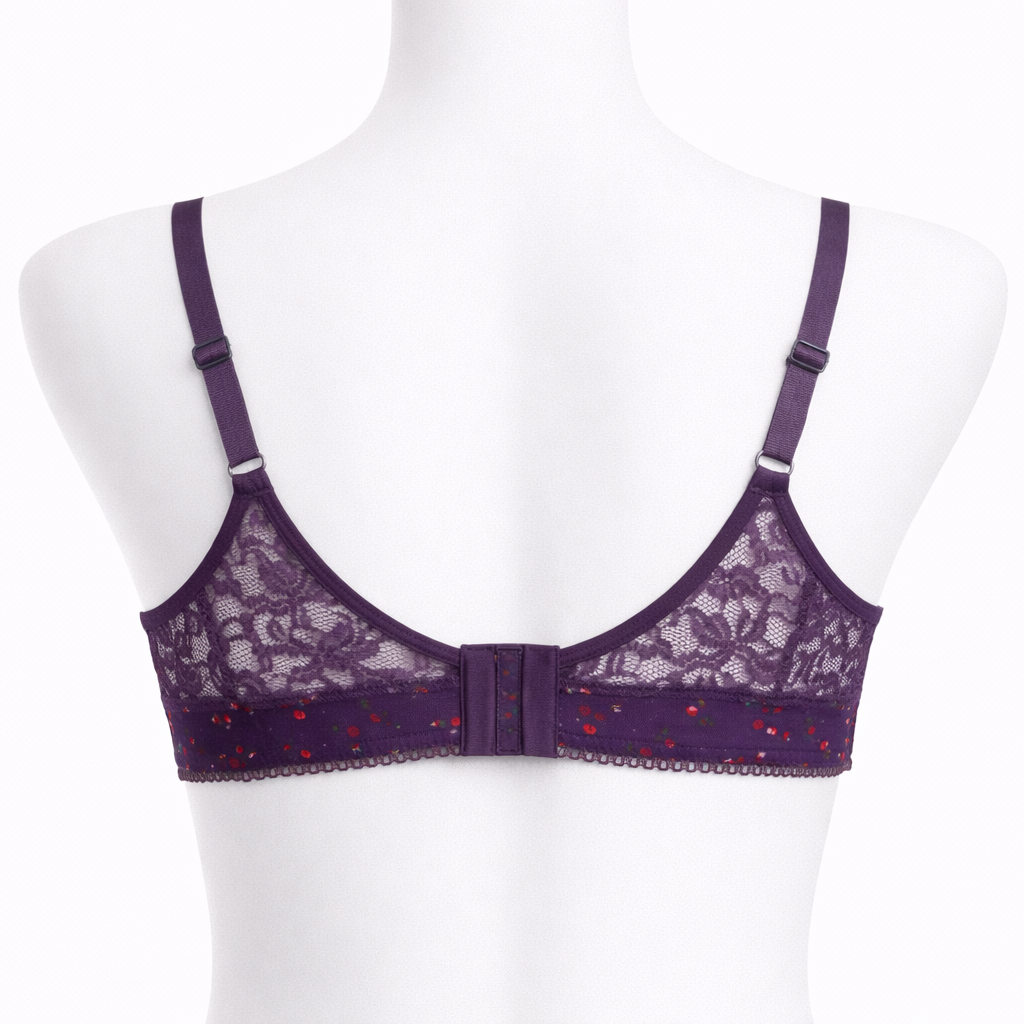 Floral Lace Comfort Bra