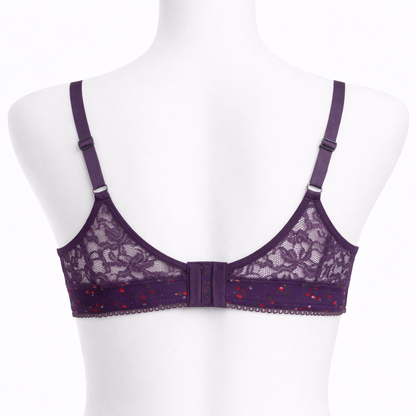 Floral Lace Comfort Bra