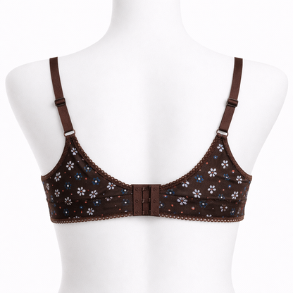 Women’s Floral Jersey Bra – Soft & Breathable