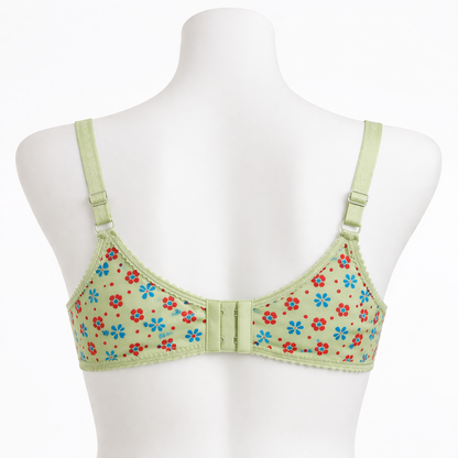 Women’s Floral Jersey Bra – Soft & Breathable