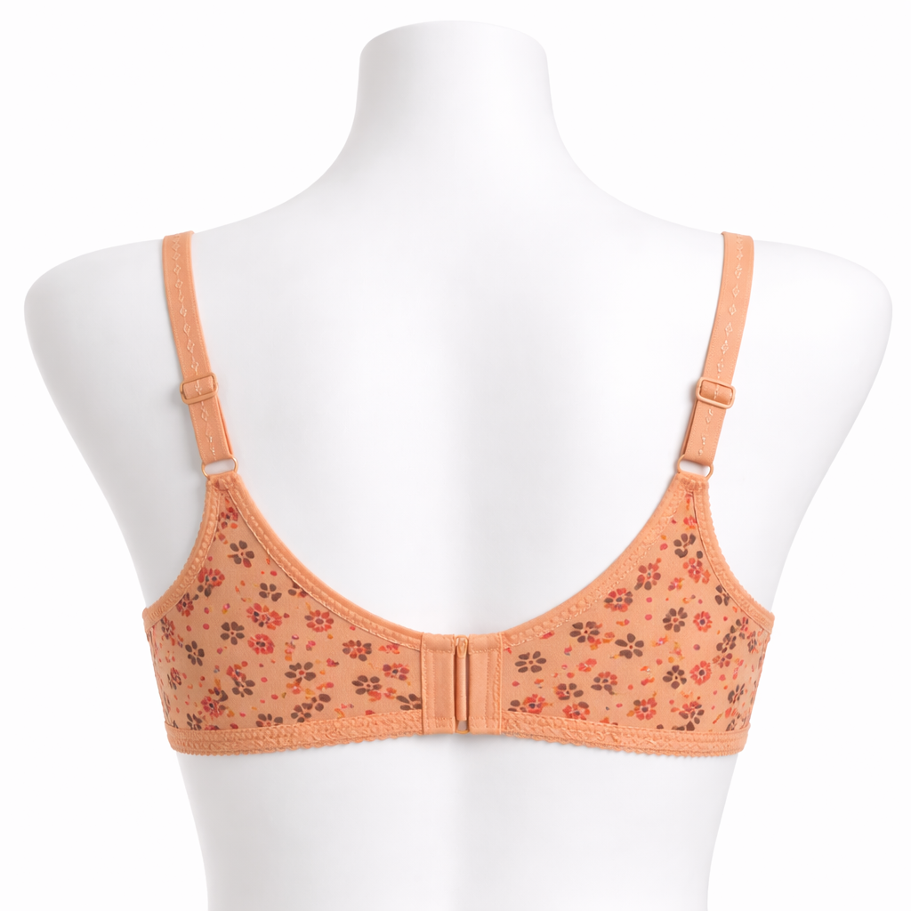 Women’s Floral Jersey Bra – Soft & Breathable