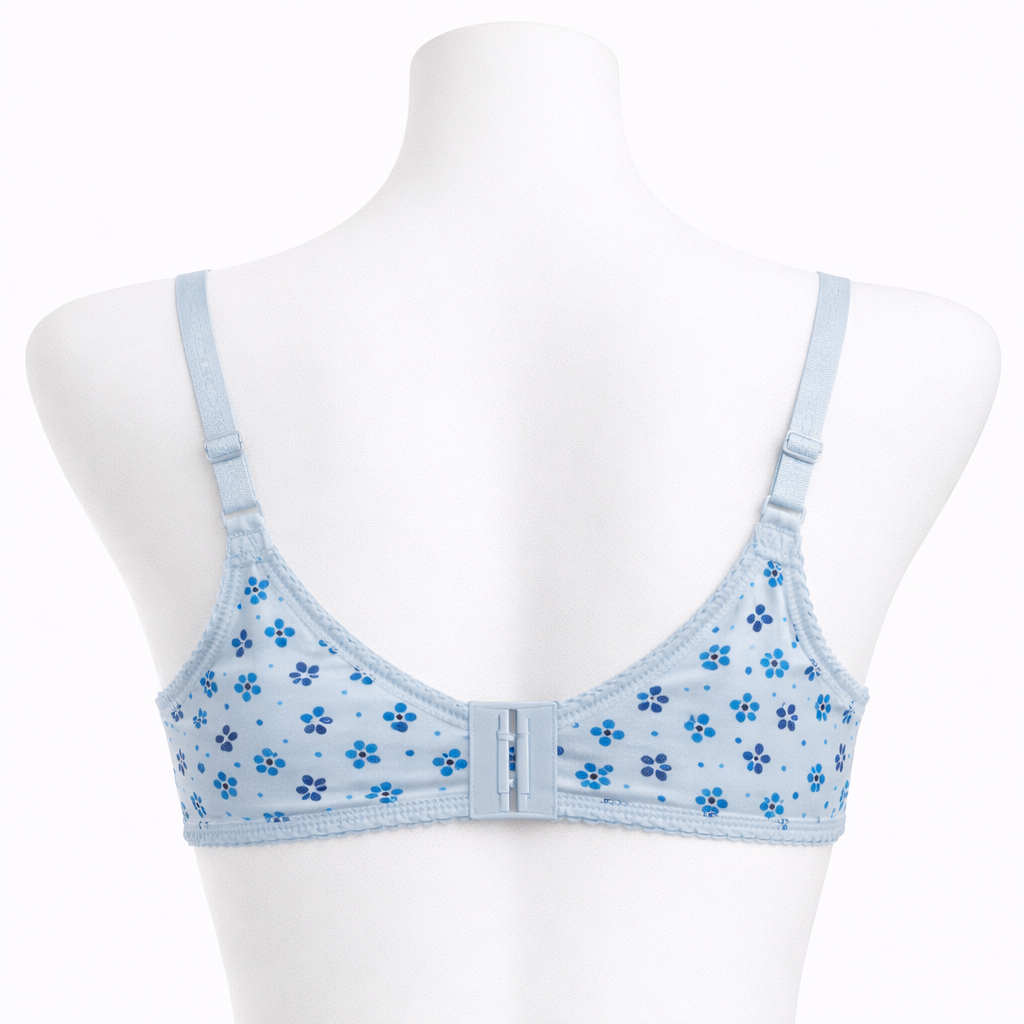Women’s Floral Jersey Bra – Soft & Breathable